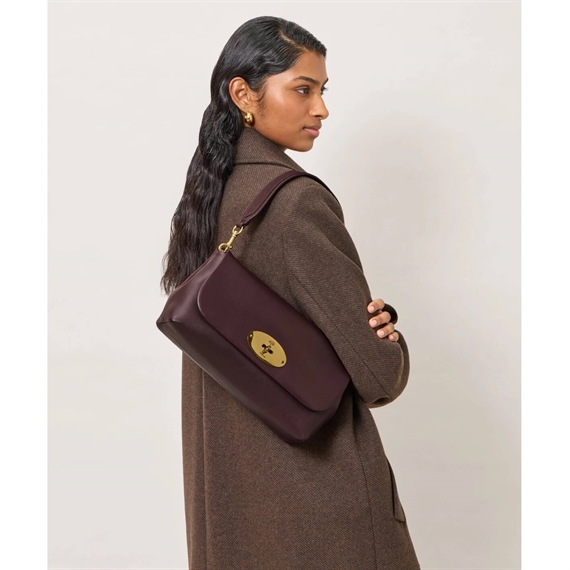 Mulberry Delilah Flap Bag Oxblood